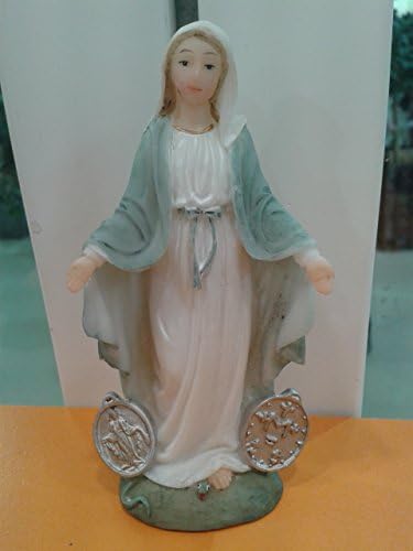 OUR LADY OF GRACE WITH MEDALS BY FLORENTINE 4"