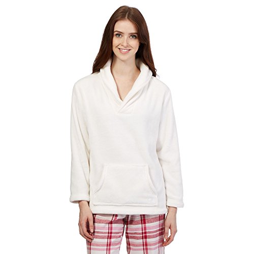 Rjr.John Rocha Womens White Fleece Pyjama Top 10