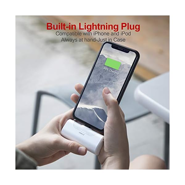 iWALK Mini Cargador Portátil, Banco de Energía Ultra Compacto de 4500 mAh, Batería Externa Pequeña y Linda Compatible… - Image 3