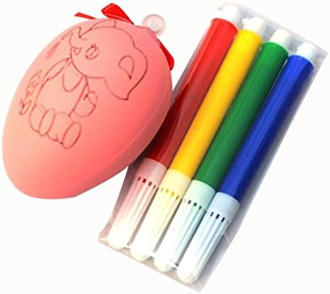 Easter Egg, Water Color Pen &amp; Egg Kids DIY Painting Color Egg Toy Education Toys Gift Set (random)