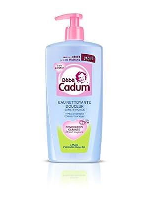 Cadum Bébé Cadum Eau Nettoyante Douceur à l'Huile d'Amandes Douces Bio 750 ml