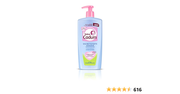 Bebe Cadum Eau Nettoyante Douceur A L Huile D Amandes Douces Bio 750 Ml Amazon Fr Bebe Et Puericulture