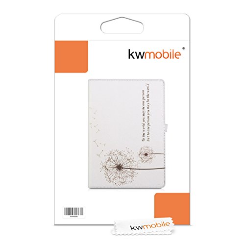 kwmobile Hülle für Asus ZenPad 10 (Z300C/Z300CL/Z300CG/Z300M/Z300CNL) – Tabletcover Slim Case Tablet Schutzhülle – Smart Cover Tabletcase To the world Design Schwarz Weiß - 7