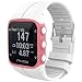 Produktbild Für Polar M430 GPS Running Armbanduhr BANDS, Ersatz Weiches Silikon Gummi Band Armband Strap für POLAR A400 A430 Fitness Uhr, klein groß Damen Herren (weiß)