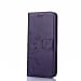 Produktbild Huawei P20 Hülle, Huawei P20 Handyhüle, Alfort PU Leder Schutzhülle Geprägter Schmetterling Muster Lederhülle Tasche Wallet Case Cover für Huawei P20 Smartphone 5.8" (Dunkelviolett)