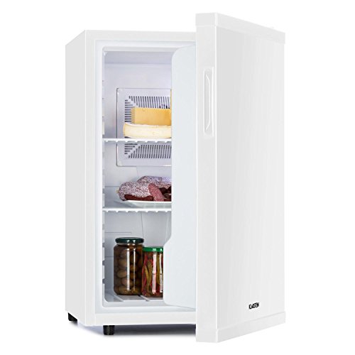 Klarstein  Beerbauch  Minibar  Mini-Khlschrank  Getrnkekhlschrank  A  65 Liter  ca. 46 x 74 x 54,5 cm (BxHxT)  besonders geruscharm  2 Regaleinschbe  Dosen- und Flaschenfach in Treninnenseite  5-stufiger Temperaturregler  wei