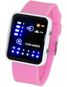 Jungen und mädchen Sportuhr,30m wasserdicht Silikonarmband Elektronische uhren Kalender Datum Kinder uhren Jelly...