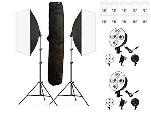 CAMROLITE Softbox Led (5 Point Lightning kit with AC Power)