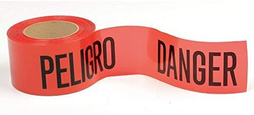 Barricade Tape, Red/Black, 300 ft x 3 In BT72-3 by Harris Industries