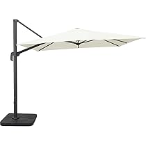 Ombrellone Da Giardino 3x3 Girevole 360° | Parasole Inclinabile Con Manovella, Ø 340 Cm - Foto 12