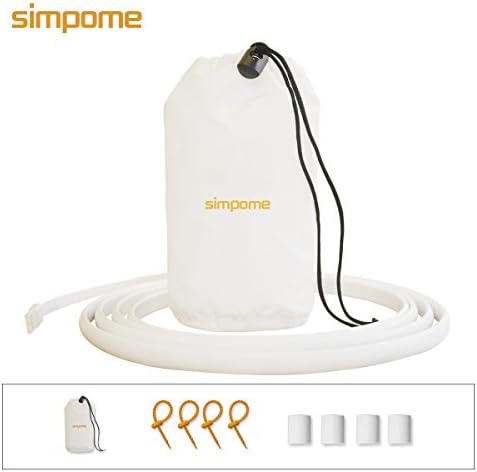 Simpome Waterproof Portable USB LED Rope Light Lantern for Hiking, Camping, Emergency Light, Cool White, 1.8 Meter