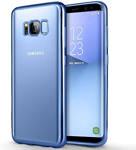 Samsung Galaxy S8 Plus case , ikalula Galaxy S8 Plus cover Ultra Thin Slim Premium Soft Gel Silicone TPU [Drop Protection] Bumper Case [Anti-Scratch] Protective Case Cover for Galaxy S8 Plus - Blue