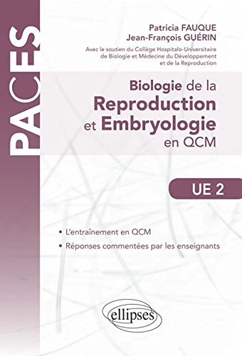 Book's Cover of Biologie de la Reproduction et Embryologie en QCM UE2