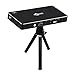 Produktbild Led Mini Home Video Projector TouMei Portable Theater Projector DLP, Dual Wifi Wireless Connectivity, Support 1080p with Premium Osram RGB LED,Free Tripod for Home Theater and Outside Entertainment, Small Meeting(Black)