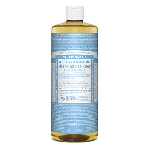 Dr Bronner Bambino Organico Delicato Castiglia Sapone Liquido 946Ml