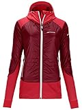 Swisswool-Füllung Ortovox Damen Swisswool Piz Palü Jacke, Dark Blood, M