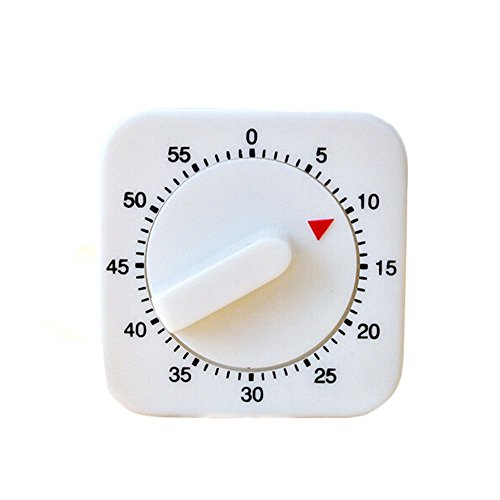 Da.Wa Küchentimer 60-minütigen kurzzeitwecker Zeitschaltuhr Erinnerung, 1 Stück, Weiss - 6