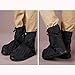 Produktbild Winterwinddichter warmer Schutz Regenfeste Schuhe dicke verschleißfeste wasserdichte Überschuhe mit Reißverschluss wasserdichte Schicht modische Mode rutschfeste Regen Stiefel Fahrradschuhe Cover
