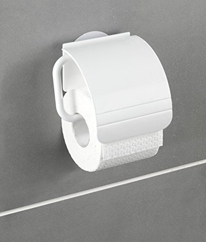 Wenko 22267100 Toilettenpapierhalter PVC 15 x 5 x 14 cm, Weiß - 8