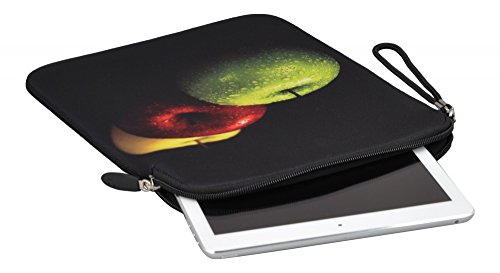 MySleeveDesign Samsung Galaxy Tab 4 3 S Sleeve Hülle für Tablets von 9,7 – 10,5 Zoll – Tasche geeignet für Apple iPad Pro & Air Lenovo A10 Acer Aspire Note 3 Asus Sony uvm. – Colored Apple [10] - 2