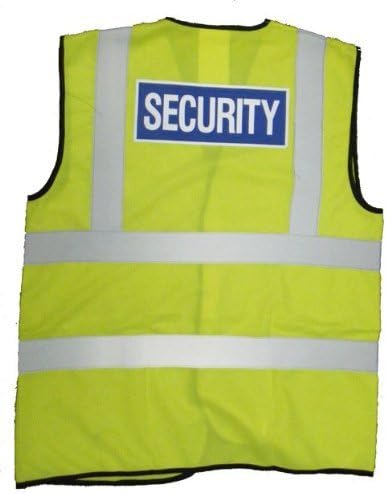 Dream Design Hi Vis Viz Vest with a Reflective Security Badge