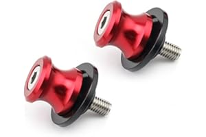 ROCKMUTE Carretes deslizantes para motocicleta Kawasaki Z650 Z800 Z900 Z1000 Z1000SX ZX6R ZX10R Ninja 650, 8 mm, color rojo