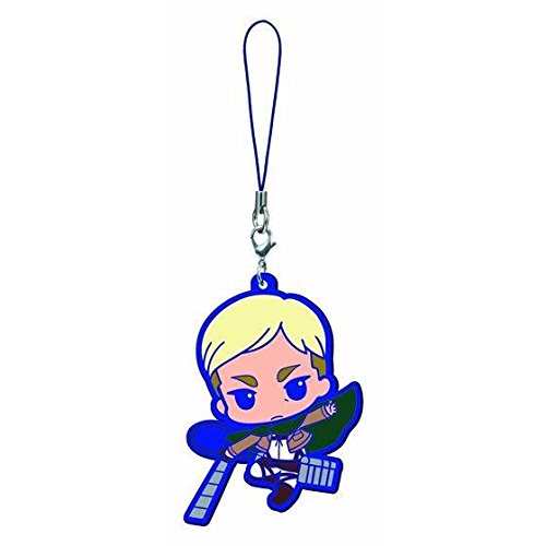 Preisvergleich Produktbild Attack on Titan Erwin Smith Rubber Strap Bandai Handyanhänger