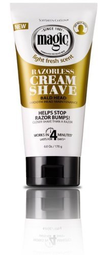 softsheen Carson Magic razorless Smooth Shave Cream for MEN, 6 Ounce by Magic Shave