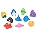 Kids Water Bath Squirties Animals Bathtime Squirter Rubber Fun Set in Tub Childs
