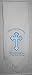 Personalised Christening / Baptism Shawl - 2 DAY SERVICE AVAILABLE - Blue Lettering