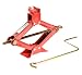 Produktbild Hikenn Scherenwagenheber Scissor Jack 1.5 Ton Auto-LKW Motorrad ATV Jacks rot Lifting