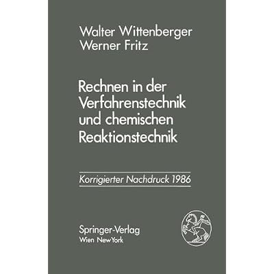 [PDF] Download Rechnen in der Verfahrenstechnik und Chemischen Reaktionstechnik Kostenlos