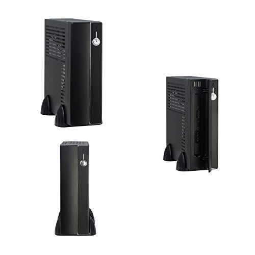 Sedatech Office Mini-PC, passive cooling, Intel J3455 Quad Core, 4Gb RAM DDR3, 1Tb HDD, USB 3.0, HDMI2.0, 4K resolution. Desktop Computer with Windows 10 64 Bit