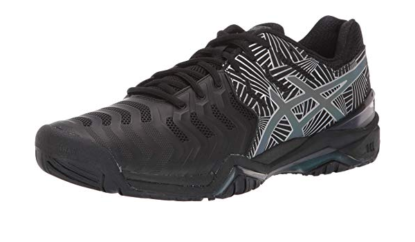 Buy ASICS Men's Gel-Resolution 7 L.E. Tennis Shoes, 7M, Black/Silver at  Amazon.in