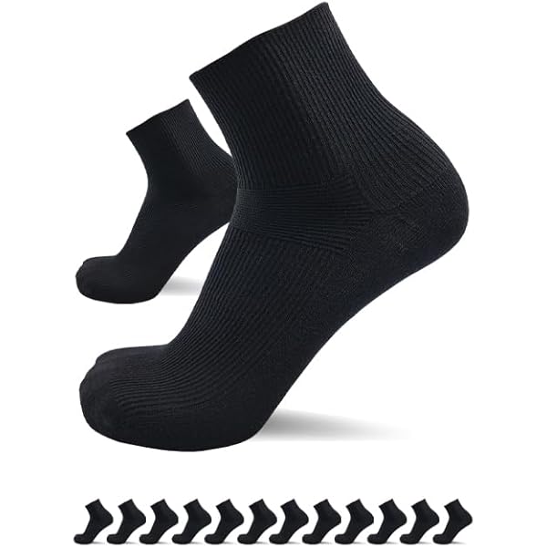 Calzini Per Diabetici In Bambù E Lycra - Senza Cuciture, Comfort Elevato, 4 Paia, Taglie 35-42 - Foto 7