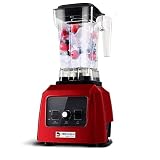 MEZCLADOR DE ALTA VELOCIDAD: Con 1500 vatios de potencia profesional y 1.5L de alta capacidad, tiene un rendimiento excelente. Se utiliza sin esfuerzo para nutrir batidos de proteínas y batidos verdes para las frutas, verduras, semillas y súper alimentos más resistentes. La mayor liberación de nutrientes y funcionamiento silencioso. Satisfacer las necesidades de toda la familia.