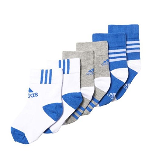 adidas Paquet de 3 Paires de Chaussettes pour Enfant