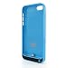 Produktbild iPhone 5C / 5S /5 2200 mAh Zusatzakku Batterie Akku Case Powerbank Hülle Power IOS 7 blau