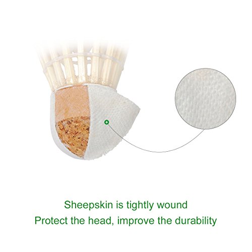 Badminton Shuttlecocks, Adibo 12 Packs Training Sport Feather Shuttlecocks Birdies Badminton Ball for Gym Fitness Game Outdoor Exercise reviews Badminton Shuttlecocks, Adibo 12 Packs Training Sport Feather Shuttlecocks Birdies Badminton Ball for Gym Fitness Game Outdoor Exercise