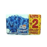 papel higienico marca azul  Foxy - Bouquet - Papel higiénico - 6 rollos (AZUL)