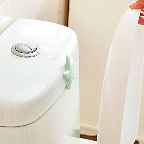 iZoeL Selbstklebende Gummipuffer Türpuffer Wandpuffer Türklinkenpuffer Gummi Puffer Bummsi gegen Tür Fenster Schrank Tisch Wand Schutz Sterne-Form - 4