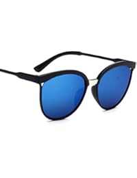 Winwintom Hombres Mujeres Plaza Deportes al aire libre gafas de sol de espejo Vintage