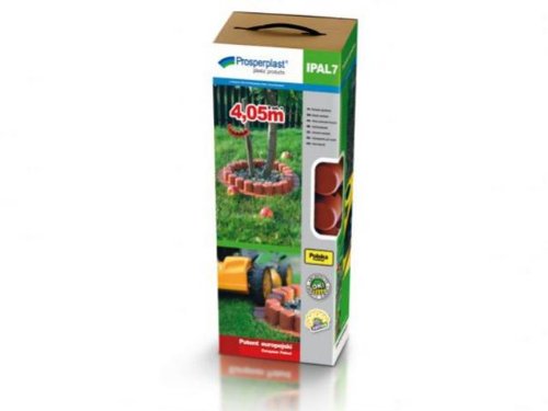 baumarkt direkt Palisade mit Fahrspur, terracotta 8 m - 4