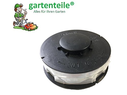 9 Stück Rasentrimmer Ersatzspule / Doppel – Fadenspule passend für ALDI Gardenline Elektro Rasentrimmer GLR 450 451 452 453 454 455 456 457 458 459 450/1 450/2 450/3 450/4 450/5 - 2