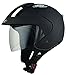 Studds KS-1 Metro Open Face Helmet (Matt Black, L) RS.1080.00