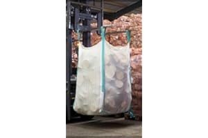 GENERICO FERRPACK Big bags 10 PZ SACCONI Big bags Nuovi PER LEGNA Misura 95X95H155 Traspiranti e Resistenti