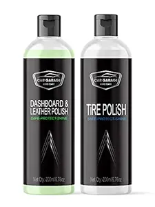 Car Garage Tyre Polish & Dashboard Polish Combo Pack/Each-200mlx2