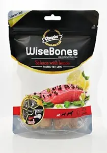 WiseBones Gnawlers Salmon with Lemon, 200 g (Large)