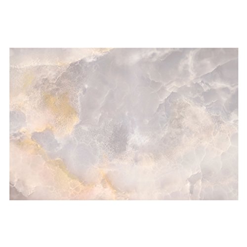 Vliestapete Marmor Tapete – Onyx Marmor Grau – Fototapete Breit Vlies Tapete Wandtapete Wandbild Foto 3D Fototapete, Größe HxB: 255cm x 384cm - 6