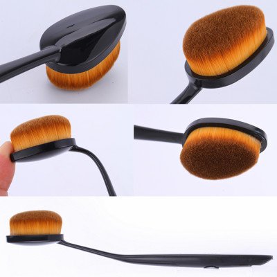 Neverland Cosmetic Makeup Toothbrush Face Powder Blusher Curve Foundation Brush